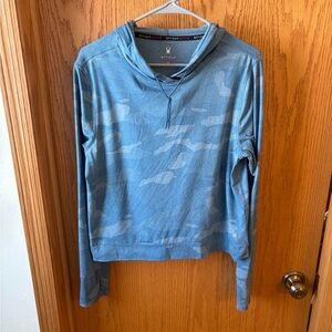 Spyder Active Light Blue Camo Hoodie